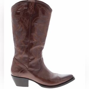 Frye Brown Leather Western Boots LIKE NEW